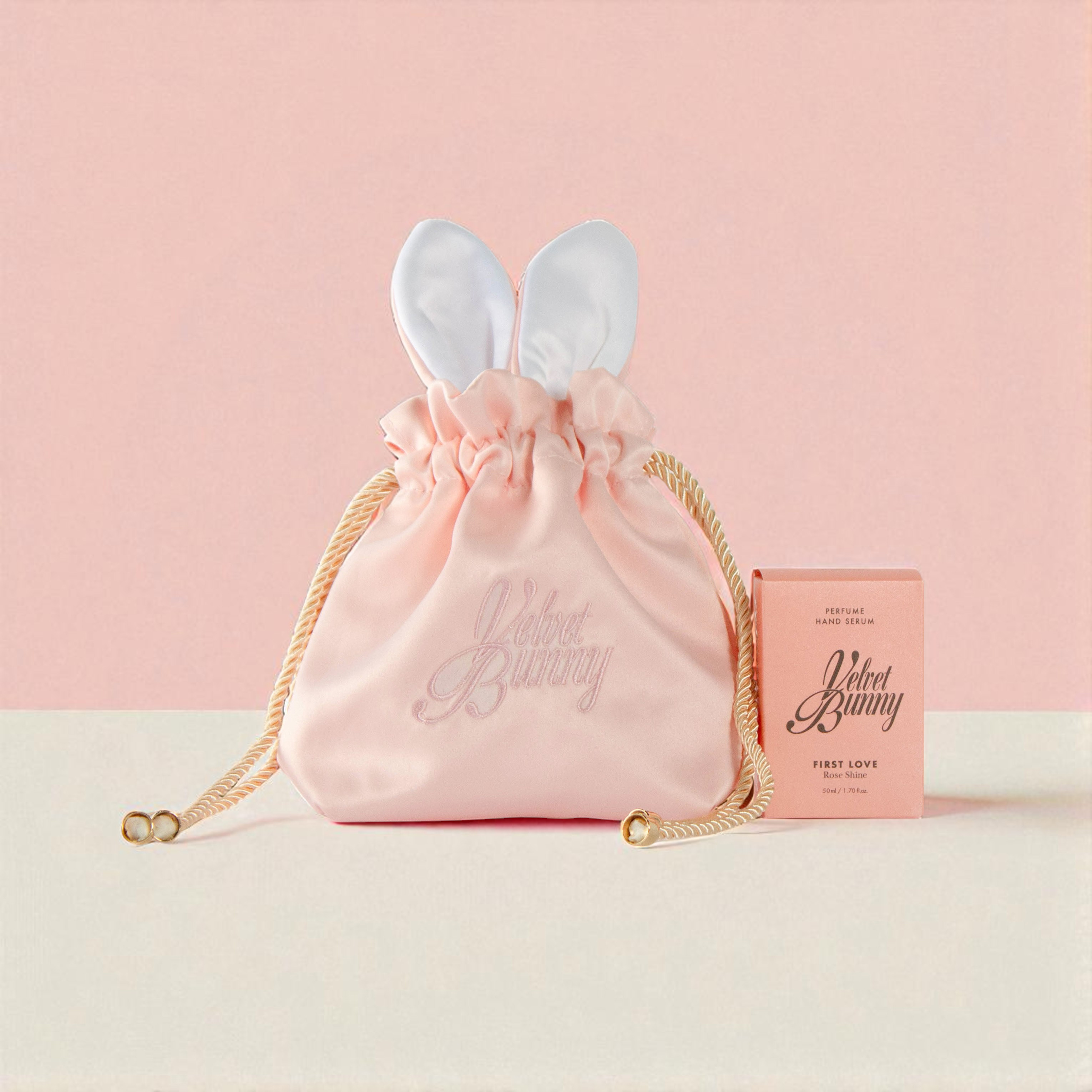 お友達が色を選べる/BOX付】バニーポーチ＆ハンドクリームセット